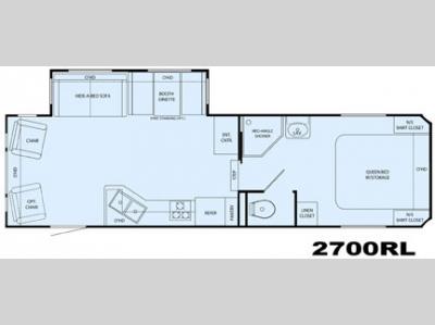 Floorplan - 2008 Heartland Sundance 2700RL