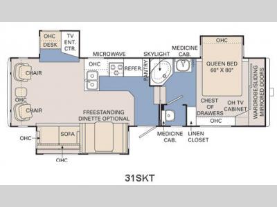 Floorplan - 2006 McKenzie Lakota 31SKT