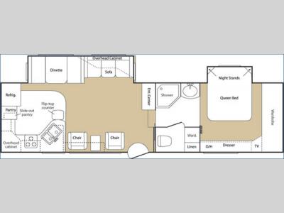 Floorplan - 2006 Keystone RV Sprinter Copper Canyon 293FWRLS