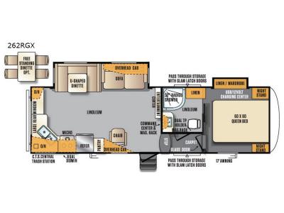 Floorplan - 2017 Forest River RV Wildcat Maxx 262RGX