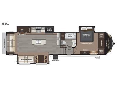 Floorplan - 2017 Keystone RV Montana High Country 352RL