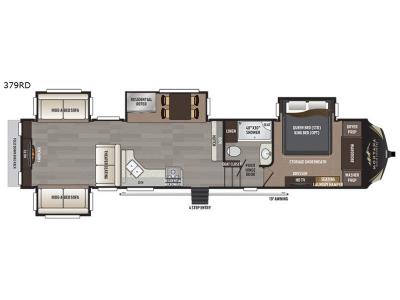 Floorplan - 2017 Keystone RV Montana High Country 379RD