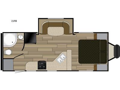 Floorplan - 2017 Cruiser Fun Finder XTREME LITE 21RB