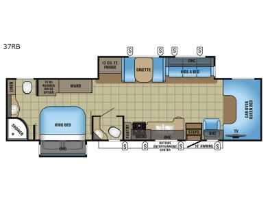 Floorplan - 2017 Jayco Seneca 37RB