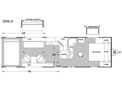 Floorplan - 2017 Eclipse Stellar Wide Lite 28iBLG