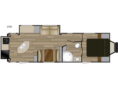 Floorplan - 2017 Cruiser Fun Finder XTREME LITE 27IK