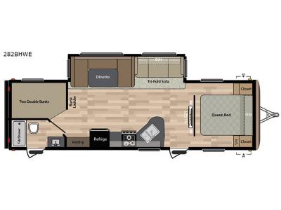 Floorplan - 2017 Keystone RV Springdale 282BHWE