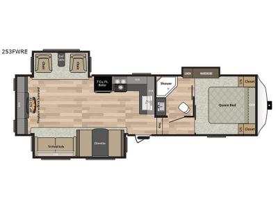 Floorplan - 2017 Keystone RV Springdale 253FWRE