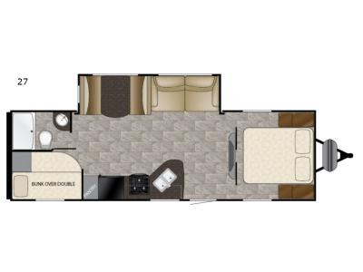 Floorplan - 2017 Heartland Trail Runner SLE 27