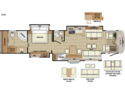 Floorplan - 2017 Entegra Coach Anthem 44A