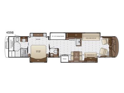 Floorplan - 2017 Newmar King Aire 4598