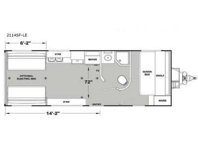 Floorplan - 2017 Eclipse Iconic Limited 2114SF