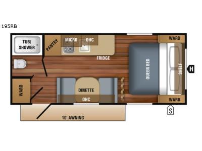 Floorplan - 2017 Jayco Jay Flight SLX 195RB