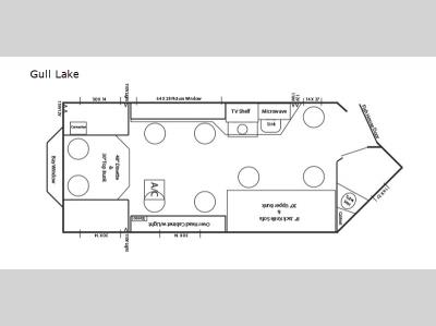 Floorplan - 2017 Ice Castle Fish Houses Gull Lake