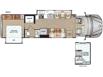 Floorplan - 2017 Dynamax DX3 35DS
