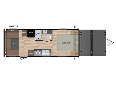 Floorplan - 2017 Keystone RV Springdale 211SRTWE