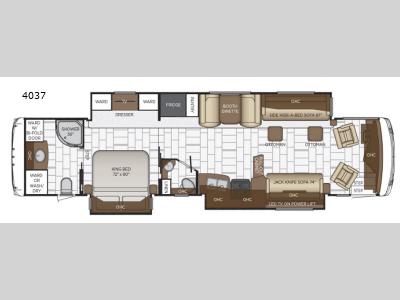 Floorplan - 2017 Newmar Ventana 4037