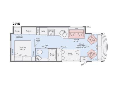 Floorplan - 2017 Itasca Sunstar 29VE