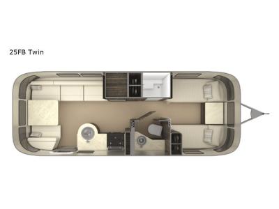 Floorplan - 2017 Airstream RV International Signature 25FB