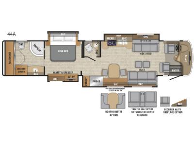 Floorplan - 2017 Entegra Coach Anthem 44A