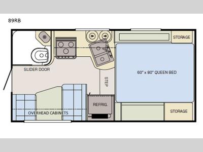 Floorplan - 2017 Adventurer LP (ALP) Adventurer Truck Campers 89RB