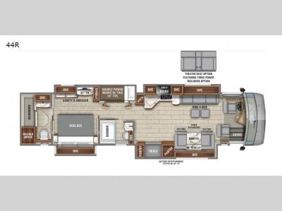 Floorplan - 2017 Entegra Coach Aspire 44R