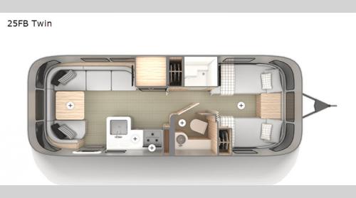 Airstream Globetrotter 25FB Twin