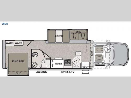 Floorplan - 2017 Dynamax Isata 5 36DS