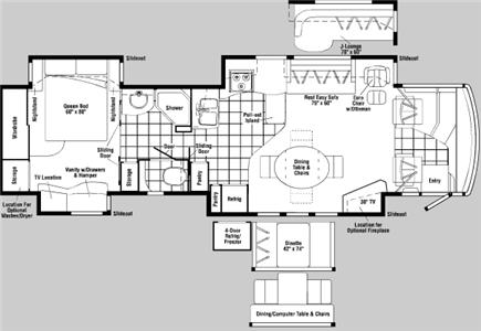 Vectra 40FD Floorplan