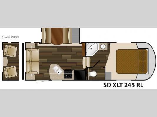Sundance XLT 245RL Floorplan
