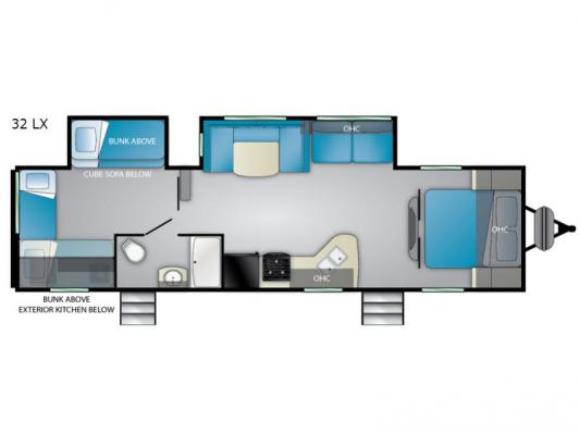 Prowler Lynx 32 LX Floorplan