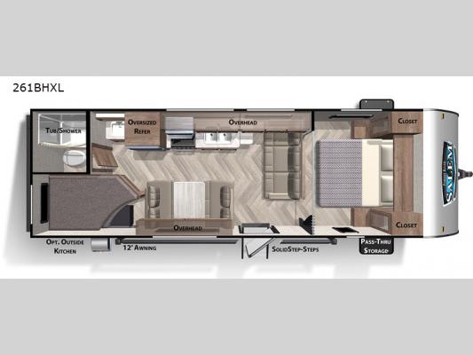 Salem Cruise Lite 261BHXL Floorplan
