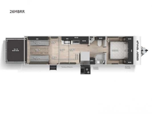 Cherokee Grey Wolf 26MBRR Floorplan