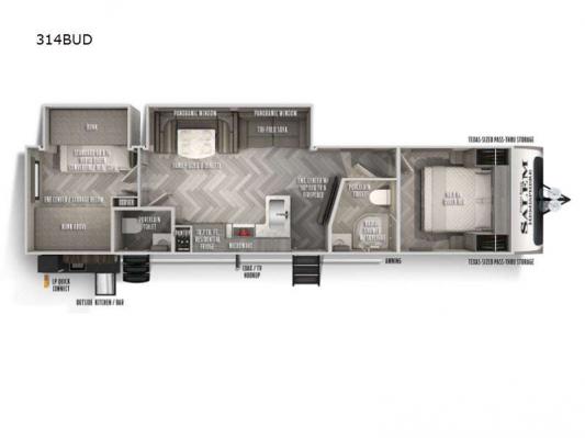 Salem Hemisphere 314BUD Floorplan