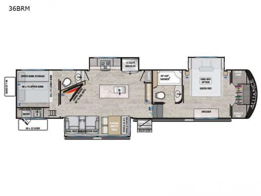 Avenue 36BRM Floorplan