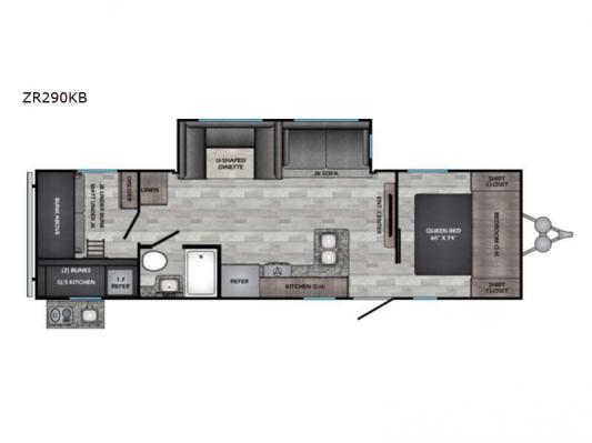 Zinger ZR290KB Floorplan