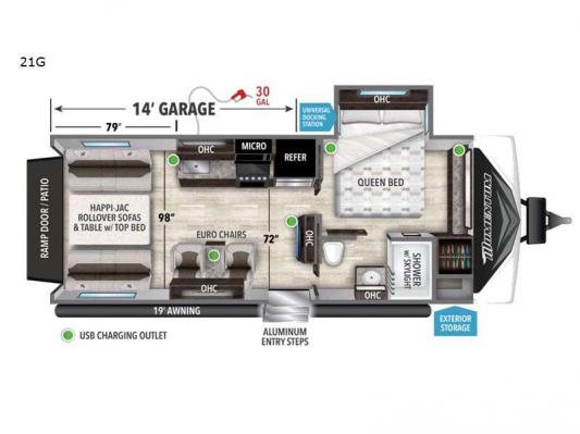 Momentum G-Class 21G Floorplan