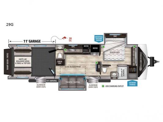 Momentum G-Class 29G Floorplan