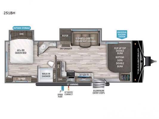Transcend Xplor 251BH Floorplan