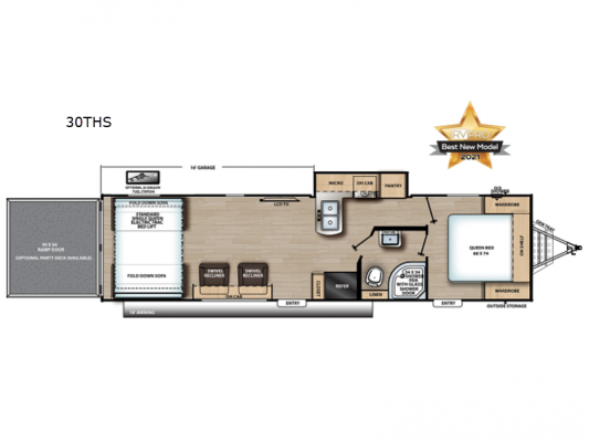 Catalina Trail Blazer 30THS Floorplan
