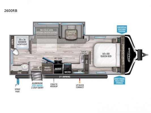 Imagine 2600RB Floorplan