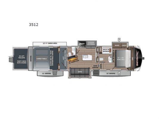 Seismic Luxury Series 3512 Floorplan