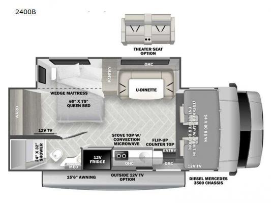 Sunseeker MBS 2400B Floorplan