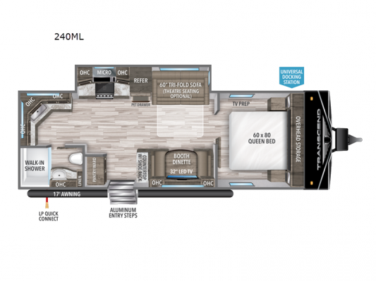 Transcend Xplor 240ML Floorplan