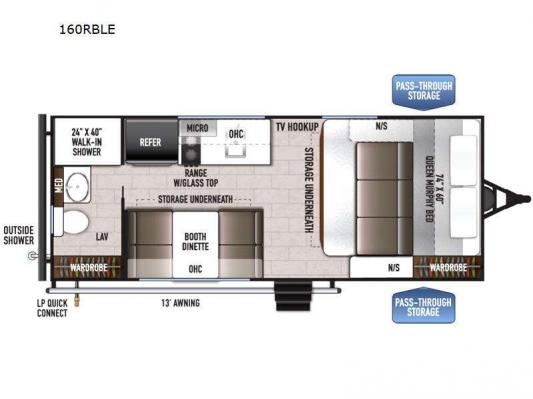 Della Terra 160RBLE Floorplan