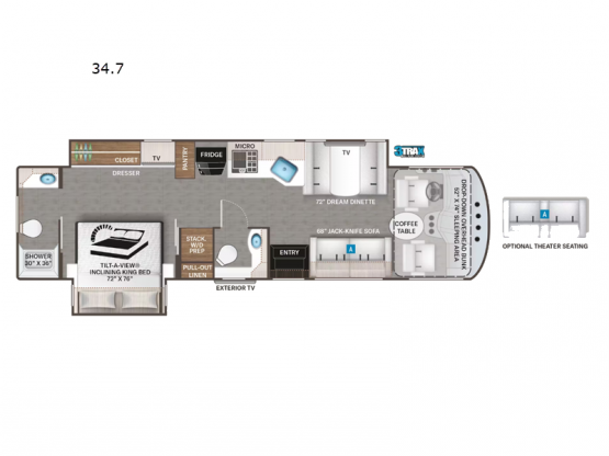 Miramar 34.7 Floorplan Image