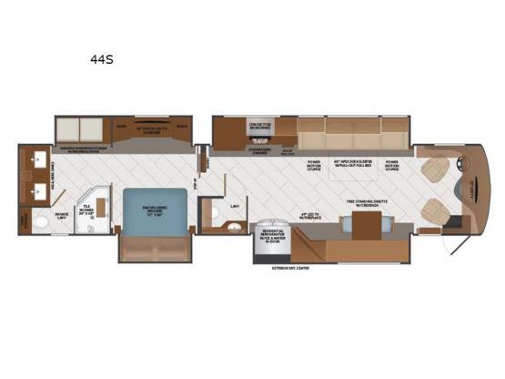 Discovery LXE 44S Floorplan Image