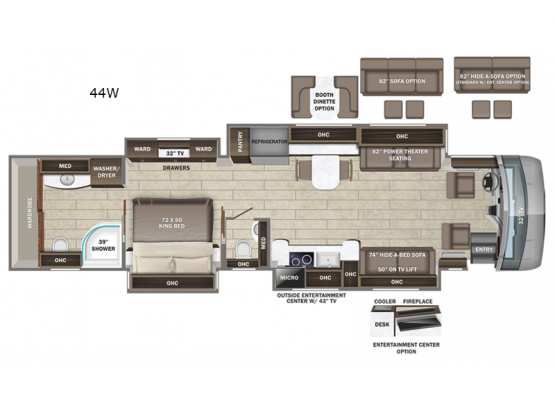 Aspire 44W Floorplan Image