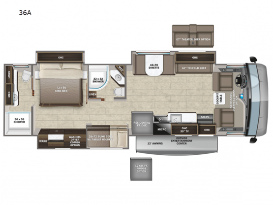 Vision XL 36A Floorplan Image