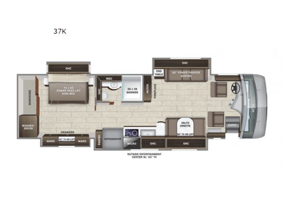 Reatta XL 37K Floorplan Image